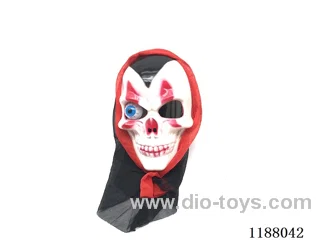 cloth headgear with electric flash skull with masks