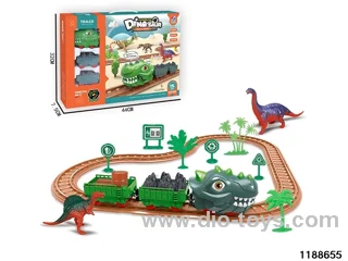 railroad dinosaur car