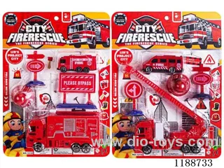 pull back Firefighter's Set (2 mixes)