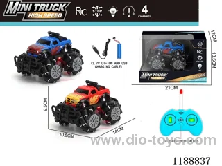 rc stunt car with light included battery