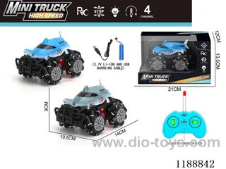 rc stunt car with light included battery