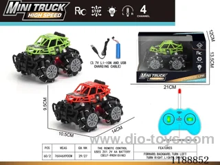 rc stunt car with light included battery
