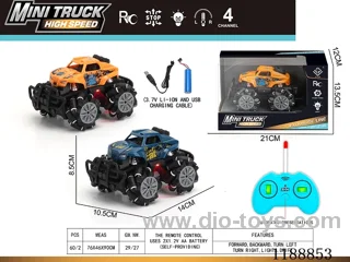 rc stunt car with light included battery
