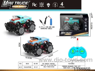 rc stunt car with light included battery