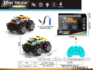 rc stunt car with light included battery