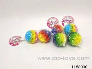 2PCS 6.3CM high resilience Snowflake Moon Balls