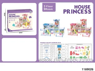 9 Room Villa Toys