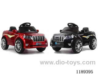 Children's electric car paint (wine red black)