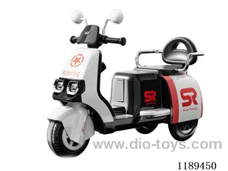 Children's motorcycle - standard - black and white * black and red * cyan * beige