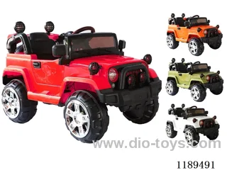 Children's electric car-Jeep-red/white/orange/green