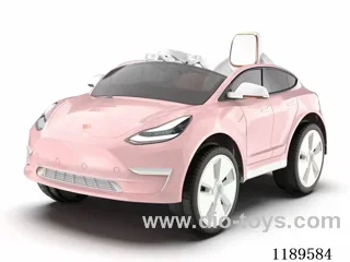 Children's four-wheeled open car electric stroller