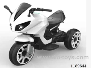 Electric motorcycle with push handle