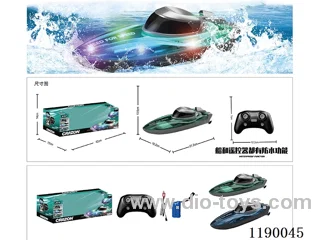2.4G rc speedboat included battery