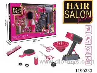 Electric Lighting Simulation Hairdressing Set with Blow Dryer 13 Piece Set