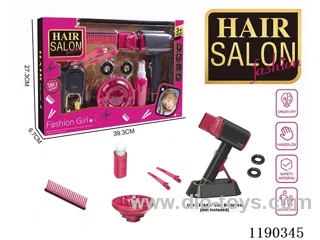 Electric Hairdressing Simulation Set with Blow Dryer 11-Piece Set