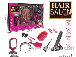 Electric Simulation Hairdressing Set (13pcs with Makeup Mirror)