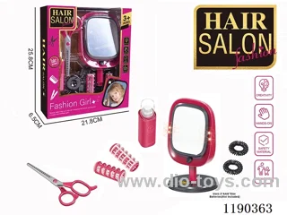 Electric Hairdressing Simulation Set (8-piece Set with Mirror)