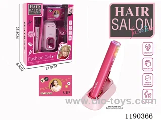 Electric Hairdressing Simulation Set with Hair Straightening Stick 4-Piece Set