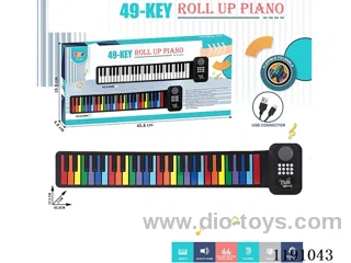 49 Keys Rainbow Silicone Piano w/USB Cable
