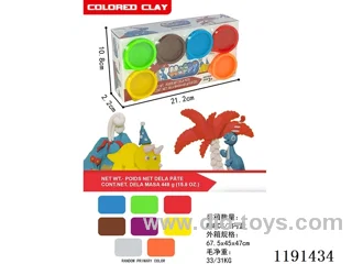 colored clay set