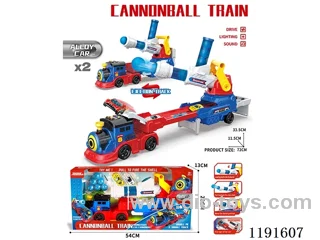 Train ejector tracks + shells W L/M/2 alloy cars +6 EVA balls not included 2*AAA