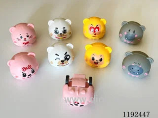 Pull Back Cartoon Animal Head