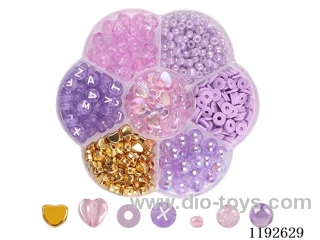 DIY Jewelry Set(Rice beads + soft ceramic + spacer beads + coloured beads + thread (7 compartments))