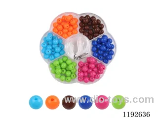 DIY Jewelry Set(8cc round beads + thread (7 compartments))