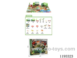 Dinosaur Scene Set + 2 Inertia Transporters
