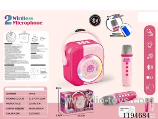 Bluetooth Wireless Lights Music Dual Microphone Sound Kit