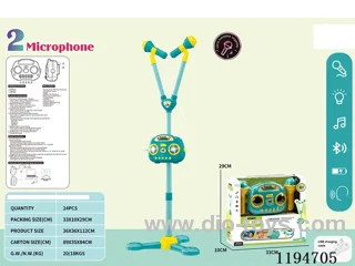 Bluetooth Lights Music Stiletto Dual Microphone Sound Kit