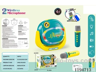 Bluetooth Wireless Lights Music Dual Microphone Sound Kit