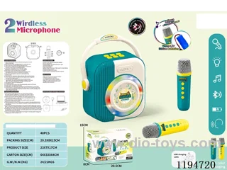 Bluetooth Wireless Lights Music Dual Microphone Sound Kit