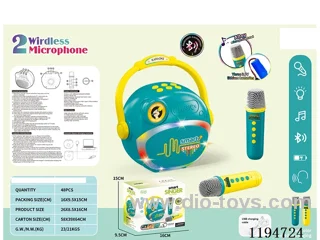Bluetooth Wireless Lights Music Dual Microphone Sound Kit