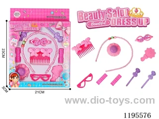 Hair bands with small hair curls, combs, hats, glasses, headdresses