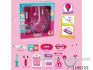 DOCTOR PLAY SET sets of stethoscope WITH LIGHT AND SOUND (Battery Included AG-13)