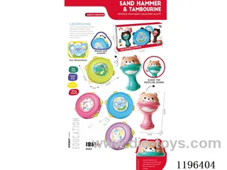 Tambourine Rattle Set