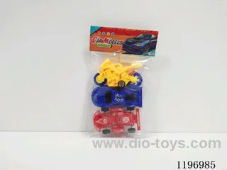 3PCS free wheel car