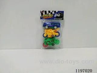 3PCS free wheel car