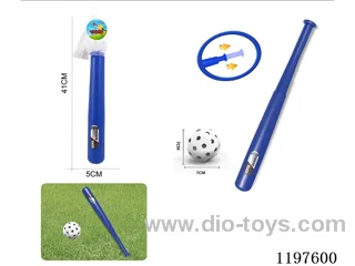 Baseball set w/telescopic bat