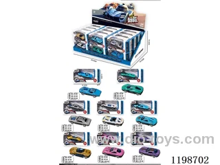 1:72 free wheel alloy car (racing)