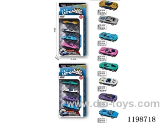 1:72 free wheel alloy car (racing)