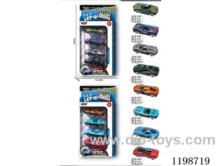 1:72 free wheel alloy car (racing)