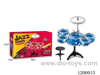 drum set in color box
