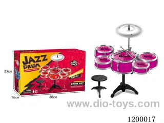 drum set in color box
