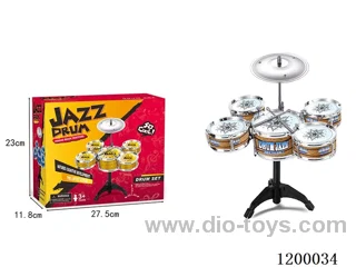 drum set in color box
