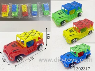 free wheel car 4 colors mixed