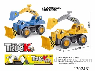 Large excavator/bulldozer two in one