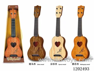 Peach Heart Four String Guitar