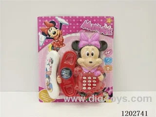 Minnie cartoon light music phone